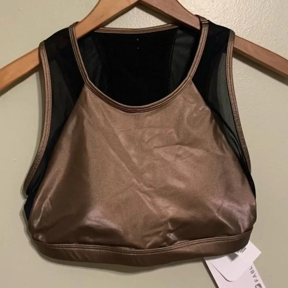 Fabletics Camryn Metallic Sports Bra Size XS - Picture 6 of 8